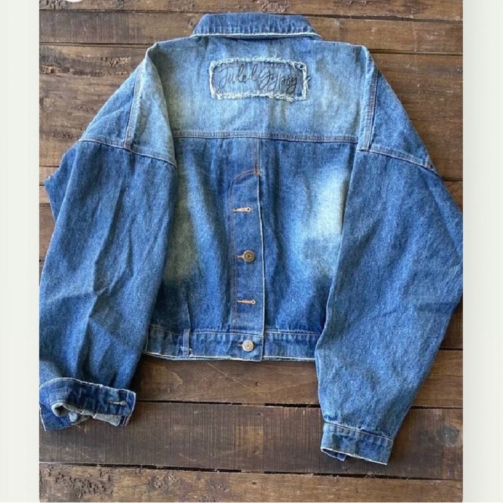 Jaded Gypsy venture on denim jacket